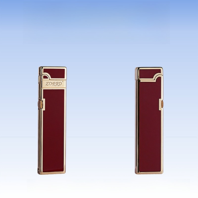Fire Starting Kit - ไฟแช็คโลหะแบบพกพา ZORRO รุ่น Slim Strip สีดำและเรซิ่นสีแดง