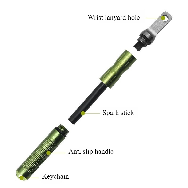แท่งจุดไฟแบบพกพา กันน้ำ ใช้ในก - Fire Starting Kit บทวิจารณ์และราคา