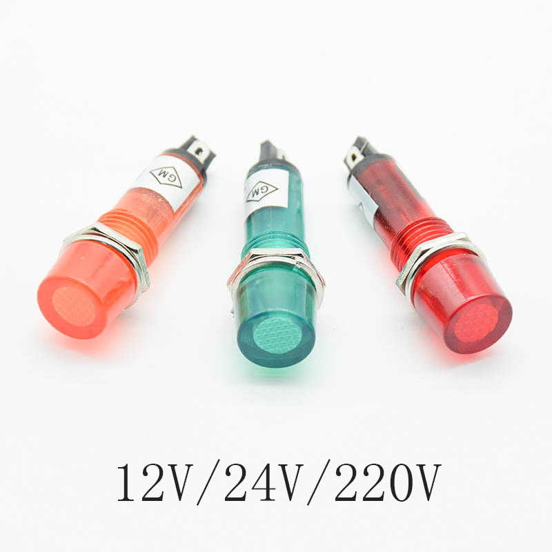 5 ชิ้น 220 โวลต์ 12 โวลต์ 24 โ - Signal Panel Orange บทวิจารณ์และราคา